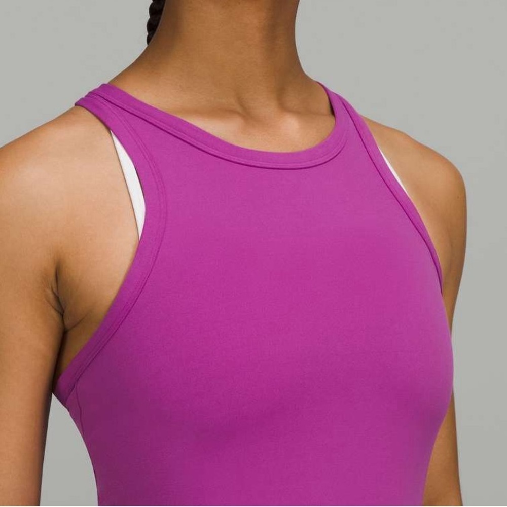 Lululemon Fuchsia Racerback Tank Top - Picture 2 of 9